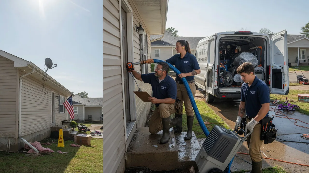 Ceiling Water Damage Restoration in Princeton, TX near me